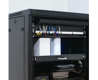 Qoltec Patch panele RACK 19" 1U 10A - 1329984 - zdjęcie 1
